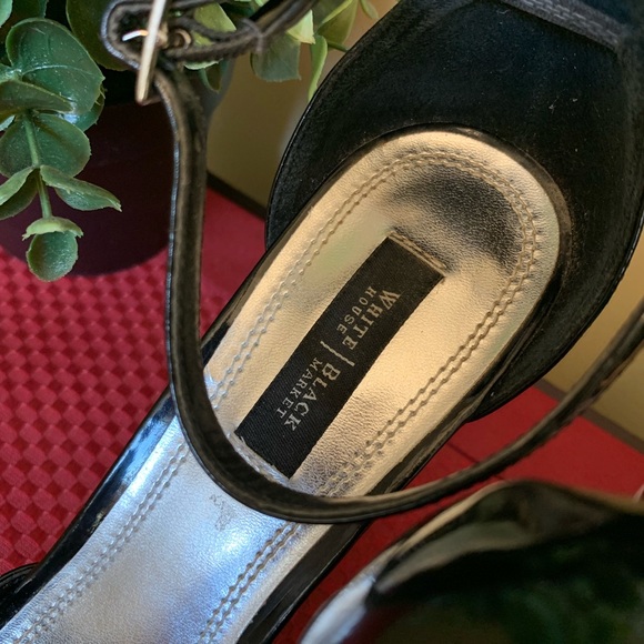 White House Black Market Heels, Black & Tan 8.5 M - Picture 5 of 6